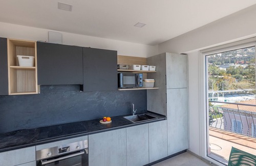 Menton Apartment | Stunning 2BR Top-Floor Apt with A/C, Sea View Terrace, Near Beach & Center