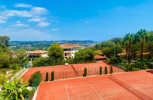 Les Termes House | Sweet Apartment in Mandelieu - Pool & tennis court