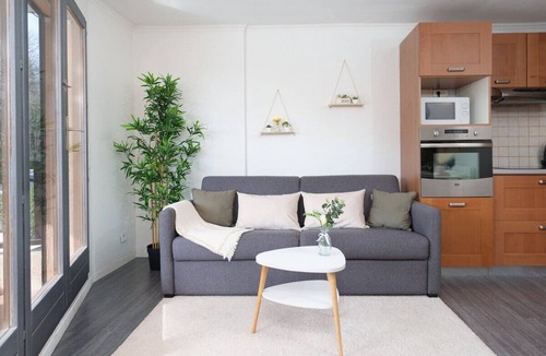 Saint-Jacques Apartment | The Cozy : Terrace Parking Pool A/C