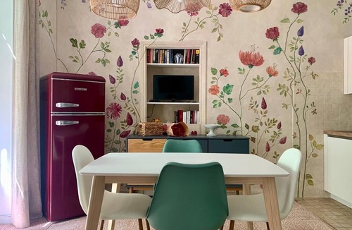 Old Town Apartment | The flowers wall