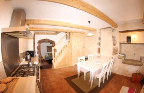 Le Bousquet-d'Orb Villa | The Little Pink House beautifully elegant village home near Eau D Thermale Avène