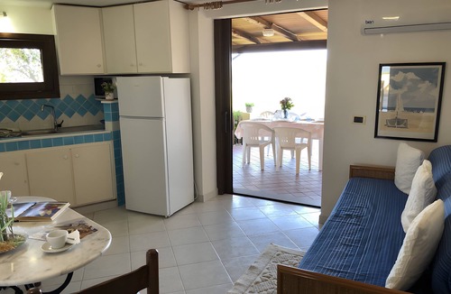 Porto Taverna Apartment | Three-Room Lantana Apartment with Sea View, 250 m from the Beach
