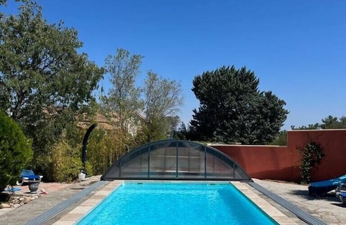 Uzes House | Uzès : Pleasant, quiet villa with saltwater pool and large garden