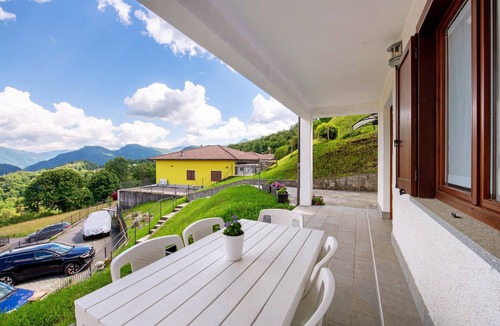 San Fedele Intelvi House | Vacation Home "Loft Bellavista" with Mountain View, Private Terrace & Wi-Fi