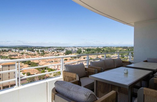 Valras-Plage Apartment | Valras-Loc Panarea Duplex avec vue mer, spa
