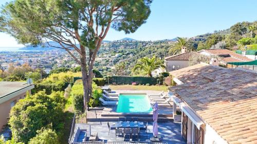 Mandelieu-La-Napoule Villa | Villa Baia - Luxury House Seaview Near Cannes Pool