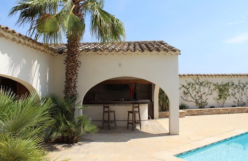Perols Villa | Villa Mediterranea 4* 10 pers Piscine, Cuisine d'été Plancha XLPlage à vélo 15 mn