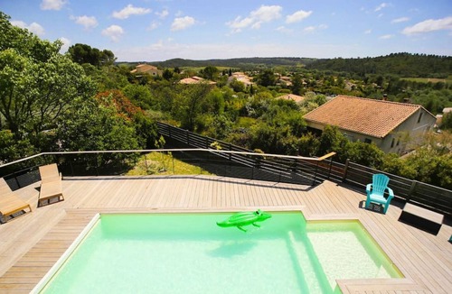 Combaillaux Villa | Villa Orianne - Traditional villa with pool with stunning views