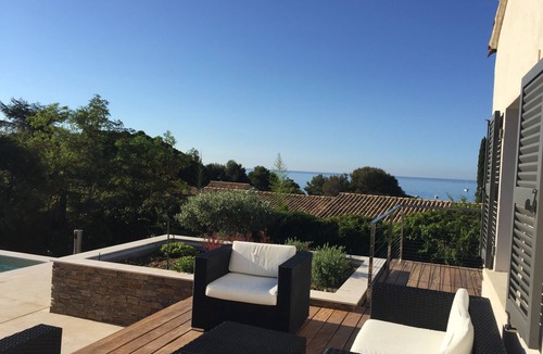 Ramatuelle Villa | Villa - Ramatuelle (l'Escalet) : House with sea view, swimming pool and garden