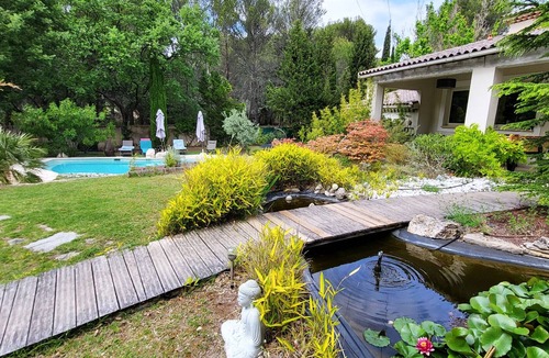 Velaux Villa | Villa Roquefavour proche Aix en Provence piscine p