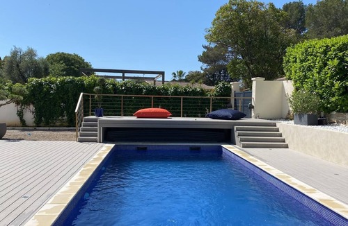 Roquefort-les-Pins Villa | Villa with Pool, Petanque, Sauna, Steam & children's facilities - French Riviera