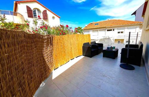 Palavas-les-Flots Villa | Villacantarela, Plage, Vue mer, Centre ville