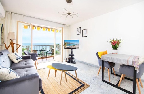 Gorbio Apartment | Vina del mare, vue mer, terrasse