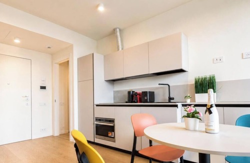 Genoa Apartment | Waterfront Lux 1BR A/C Gym Parking By Tilo