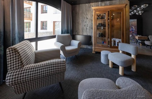 Chantemerle Hotel | Wifi, view mountain, sauna, hammam, balcony, parking, ski locker, 20m², Serre Chevalier