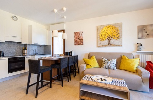 Campione d'Italia Apartment | Wrap around Lake Views Family sized condo with large balcony
