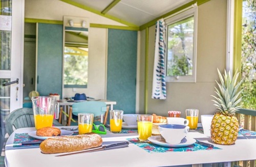 Castries Ski Chalet | ZEcamping 3 étoiles familial toboggans dog friendly locatif TV clim