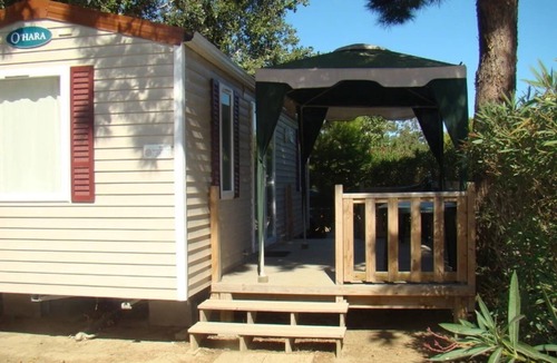 Torreilles House | ZEcamping 4* 1km plage piscine chauffée toboggans mobil-home TV clim