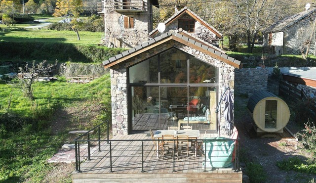 17th century renovated barn in Valdeblore