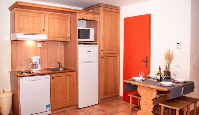 1st floor, balcony, parking, tv, ski locker, 37m², Pra Loup