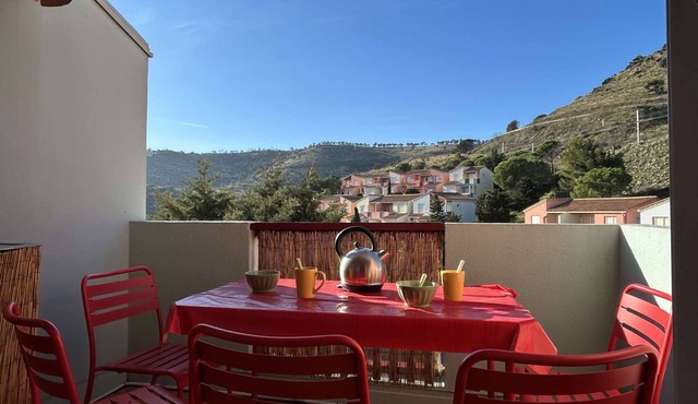 2-room apartment for 5 in Cerbère