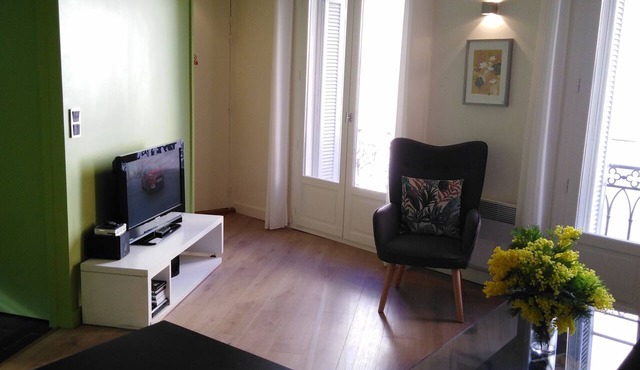 3-star 2-room air-conditioned apartment with garden view-Historical Center Mazarin 2