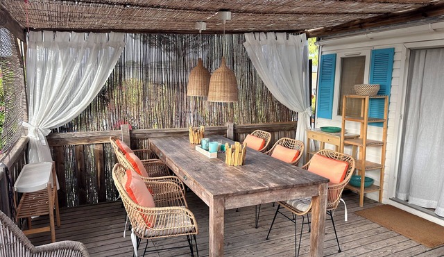 5P Caban on the beach in Saint Tropez