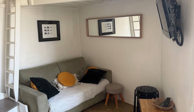 Air-Conditioned Loft-Style Apartment