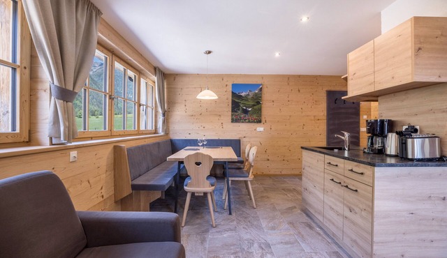 Apartment 'Lechnerhof Schöne Aussicht' Near the Ski Area with Mountain View, Wi-Fi, Balcony & Garden
