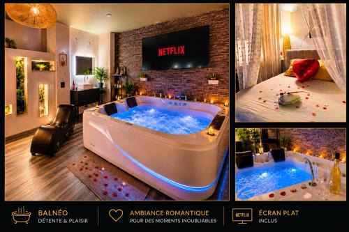 Appartement love room Perpignan cosy jacuzzi parking privée