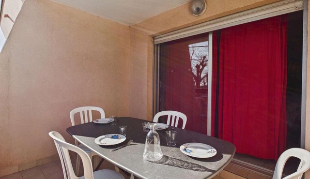 Appartement T2 cabine avec terrasse et parking privé à Marseillan, 4 à 6 couchages - FR-1-326-459