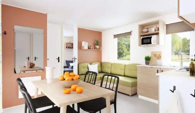 Campsite Saint James Les Pins* - Mobile home Residential 4 rooms 6 people
