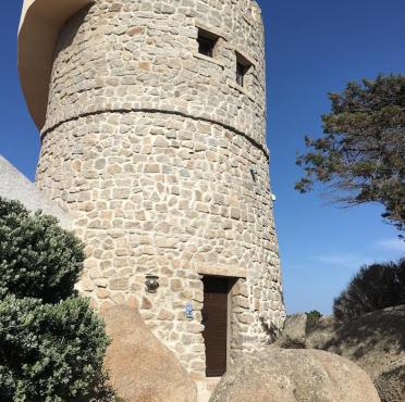 Capo Testa Tower in Capo Testa
