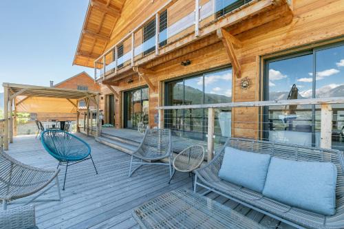 Chalet d Exception avec Terrasse Panoramique avec wifi