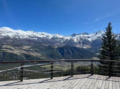 Chalet d exception ensoleillé, vue grandiose