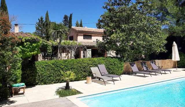Charming stone house with airco and a large pool