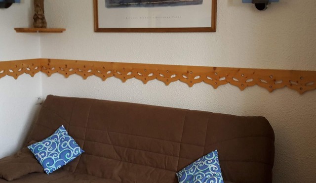 Charming studio for 4 pers. south-facing balcony, Reberty area, Les Menuires