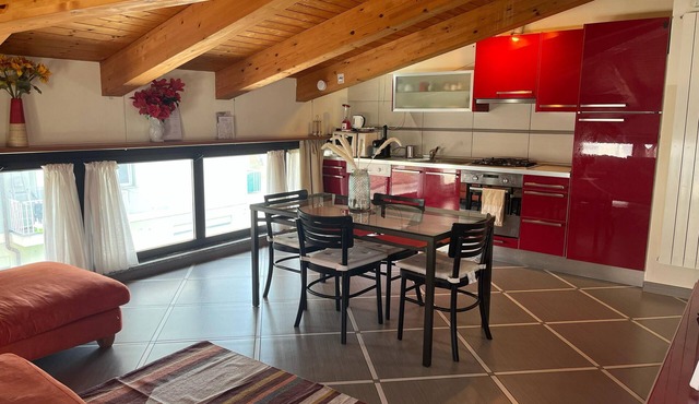 Comfortable attic apt with parking space in Chiavari Italy