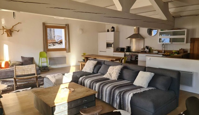 Cosy and modern chalet Vars 160 m² 180° mountain view/South exposure