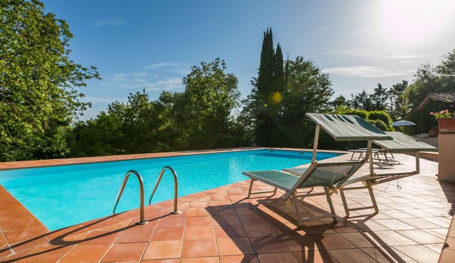 Cosy apartment in villa for 4 guests with WIFI, pool, TV, terrace and panoramic view