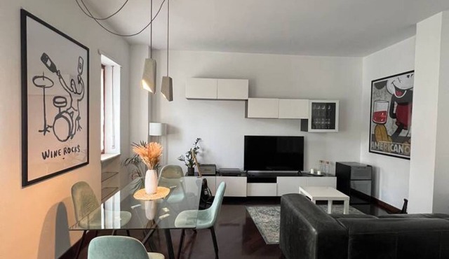 Cozy modern one-bedroom apartment 15 minutes from the heart of Turin