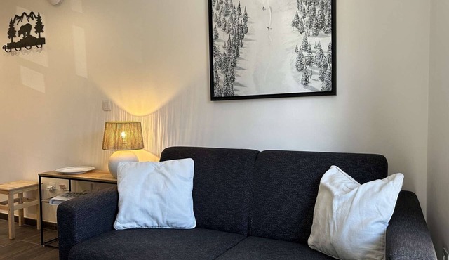 Cozy studio in Montgenèvre center for 2 people