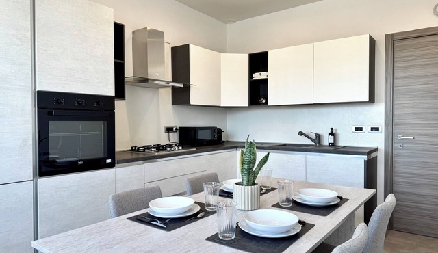 Cuneo Center-Modern two-room apartment with panoramic view