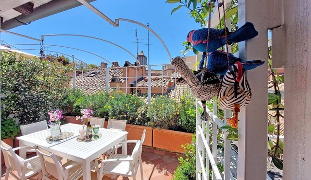 Di Panico, Navona Duplex With Terrace By Halldis