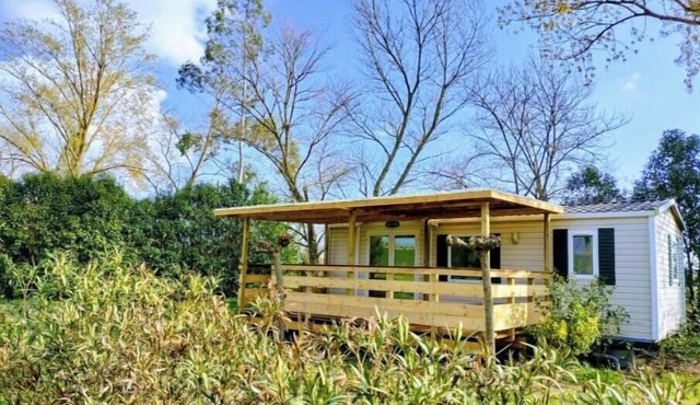 Farmhouse mobile home with swimming pool - Nature and calm in the countryside