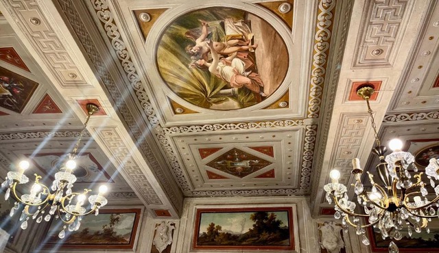 Frescoed Ceiling Historic Building