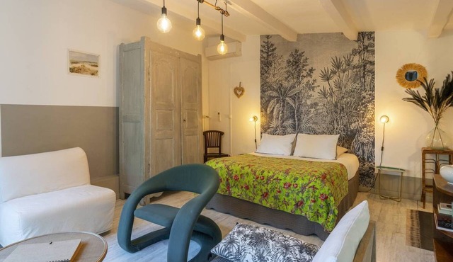Gîte BAMBOU vue jardin - Mas la Pauline