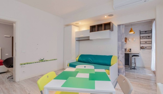 GuestHost - Comfortable and spacious 70 square meters apartment, perfect for four people, located on the first floor of a building (NO elevator).The property is located in a residential area within walking distance of various amenities and the main trans
