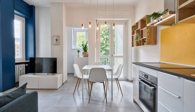 GuestHost - Comfortable studio perfect for 2 guests is located near the famous Parco del Valentino with the beautiful castle and the medieval village, a few subway stops from the historic center, near the famous Eataly, the Lingotto, the Molinette Hospit