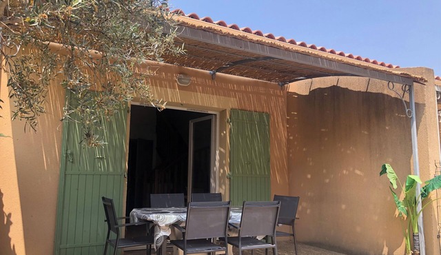 House in a gated community with heated swimming pool